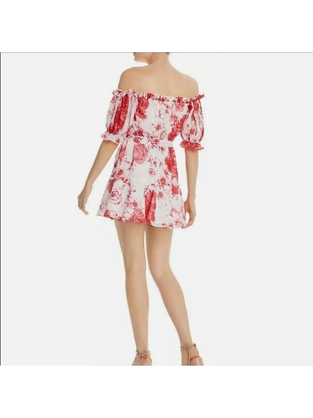 Keepsake The Label Ruffle Rose Mini Dress - Picture 2 of 13